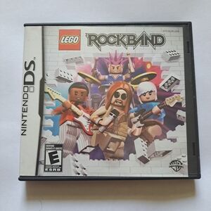 Nintendo DS Lego rockband game and case video game